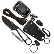 ESEE Izula Black IZULA-B-KIT conjunto de sobrevivência com bainha e acendedor