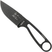 ESEE Izula Signature Model IZULA-B-SIG coltello da collo con fodero nero + clip da cintura