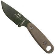 ESEE knives Izula II olive green fixed blade, survival kit