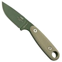 Afbeelding voor ESEE Izula II OD Green IZULA-II-OD survivalmes met zwarte schede + riemclip