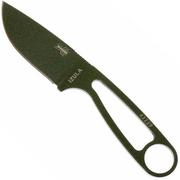 ESEE Izula OD Green IZULA-OD couteau de cou avec étui noir + clip ceinture