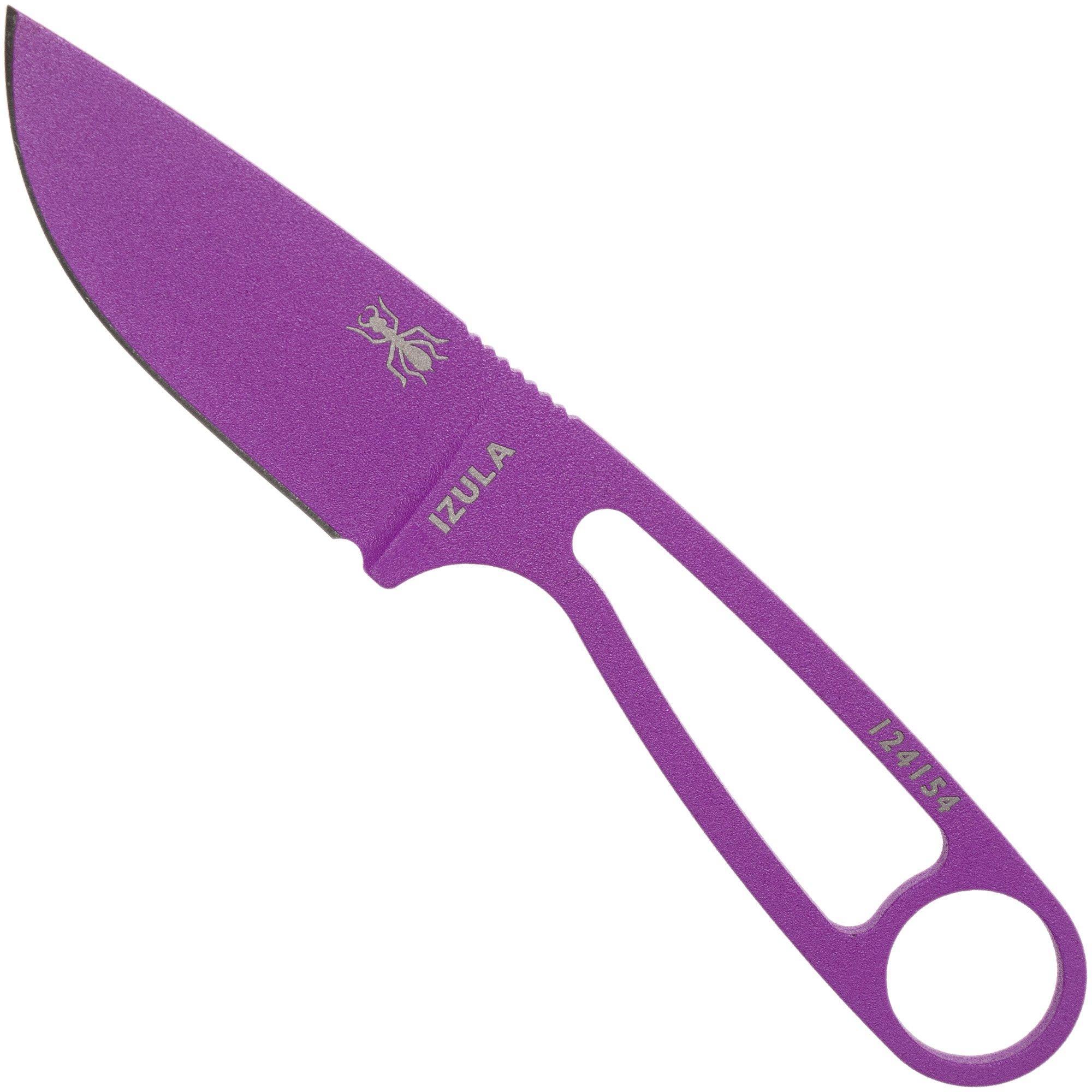 Zestaw survivalowy ESEE Izula Purple IZULA-PURP-KIT, z pokrowcem i krzesiwem