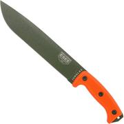 ESEE Junglas OD Green-Orange JUNGLAS-OD-OR survival knife kydex sheath + MOLLE-back