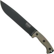 ESEE Junglas Tactical Gunsmoke cuchillo de supervivencia, funda kydex, compatible con MOLLE