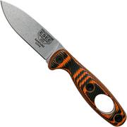 ESEE Xancudo S35VN Black-Orange G10 with hole XAN1-006 vaststaand mes