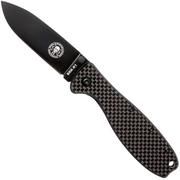 ESEE Knives Zancudo D2 carbon fiber, BRKR2CFB pocket knife