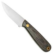 BRISA Necker 70 Bison Micarta, funda de cuero