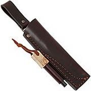 Leather sheath and firesteel for Brisa Trapper 95, 1562