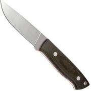 Brisa Trapper 95 - N690Co Flat - Green Canvas Micarta - 2015