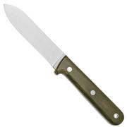 Brisa Kephart 115, Green Micarta, cuchillo fijo