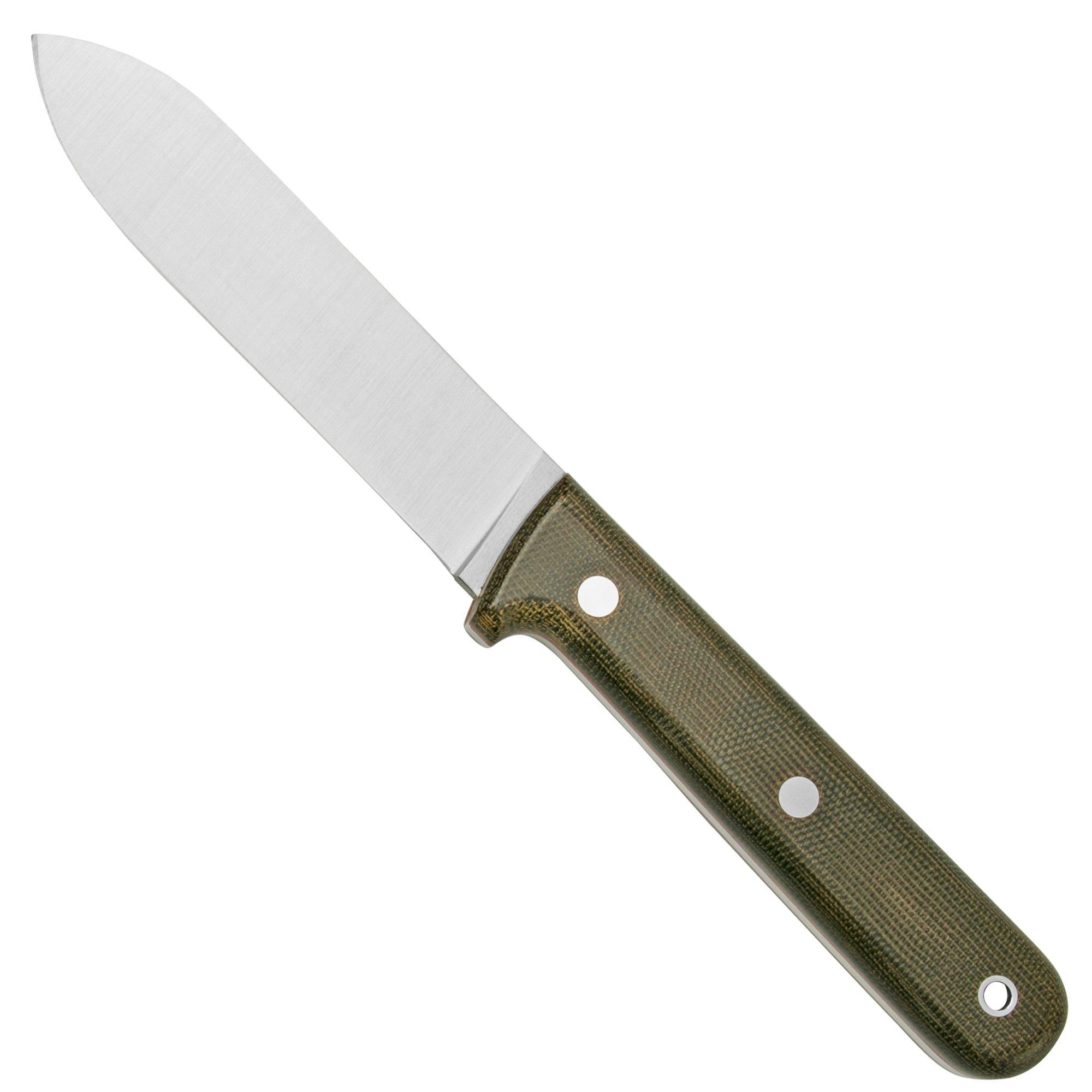 Nóż z głownią stałą Brisa Kephart 115, Green Micarta