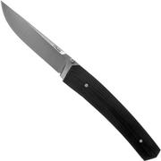 Brisa Piili 85 Black G10 2860 pocket knife, Jukka Hankala design