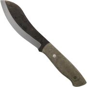 Brisa Nessmuk 125 Green Canvas Micarta 32088 cuchillo de exterior