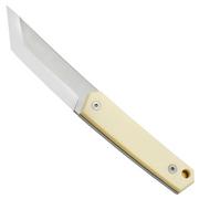 Brisa Kwaiken 90, M390 Scandi Tanto, Ivory Micarta, fixed knife