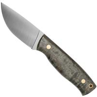 Image for Brisa Skinner 90 - Elmax Flat - Stabilized Curly Birch 361 hunting knife