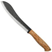 BRISA Bigmuk 391, Stabilized Curly Birch, cuchillo de exterior