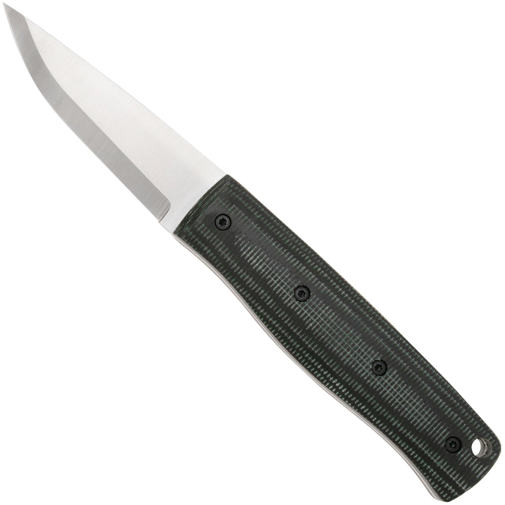Nóż z głownią stałą Brisa Pk70Fx 463 12C27 Scandi, Hunters Green Micarta