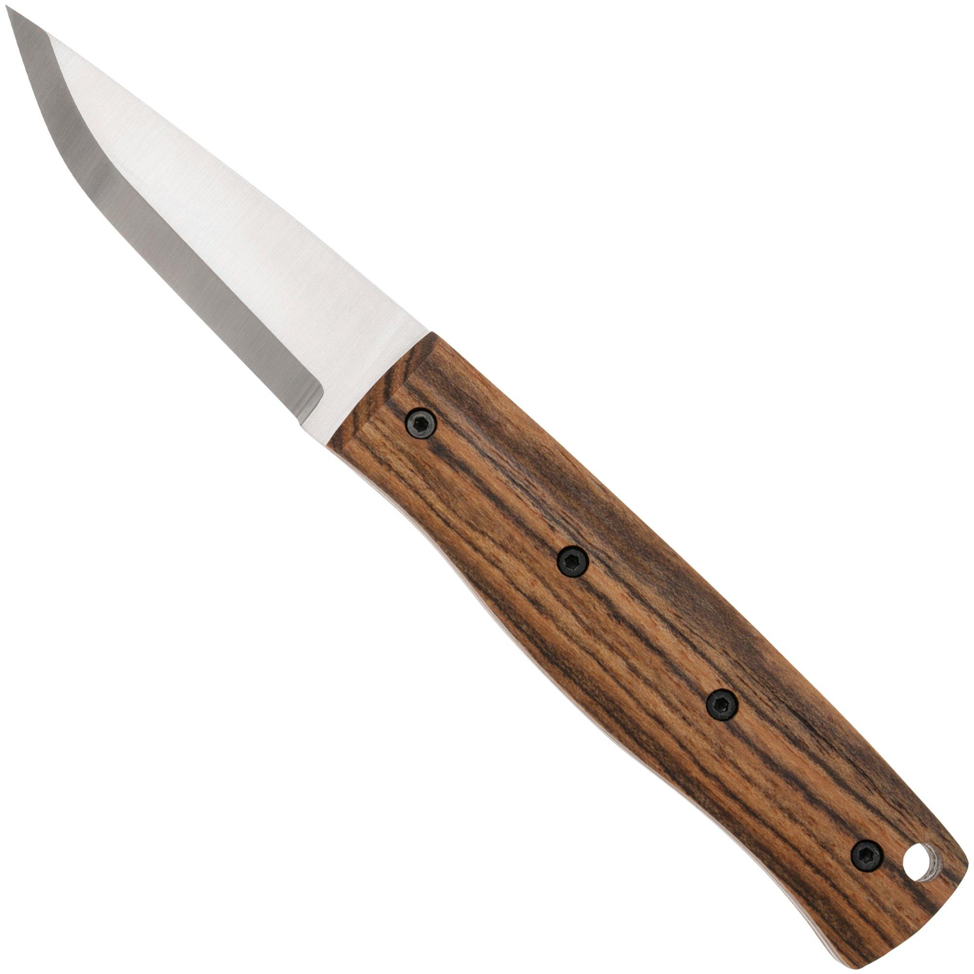 Nóż z głownią stałą Brisa Pk70Fx 465 12C27 Scandi, Bocote Wood