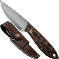Afbeelding voor Brisa Bobtail 80 bison micarta handle, 12C27 Scandi, Multicarry sheath 9954