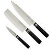 Eden Hammered Damast 2031-S02, set de couteaux de cuisine 3 pièces