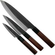 Eden Kanso Aogami ensemble de couteaux (3 pièces)