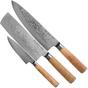 Afbeelding voor Eden Sugoi Olive 2090-S01, 3-delige messenset
