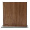 Eden Magnetic Knife Block EQB100 walnut wood