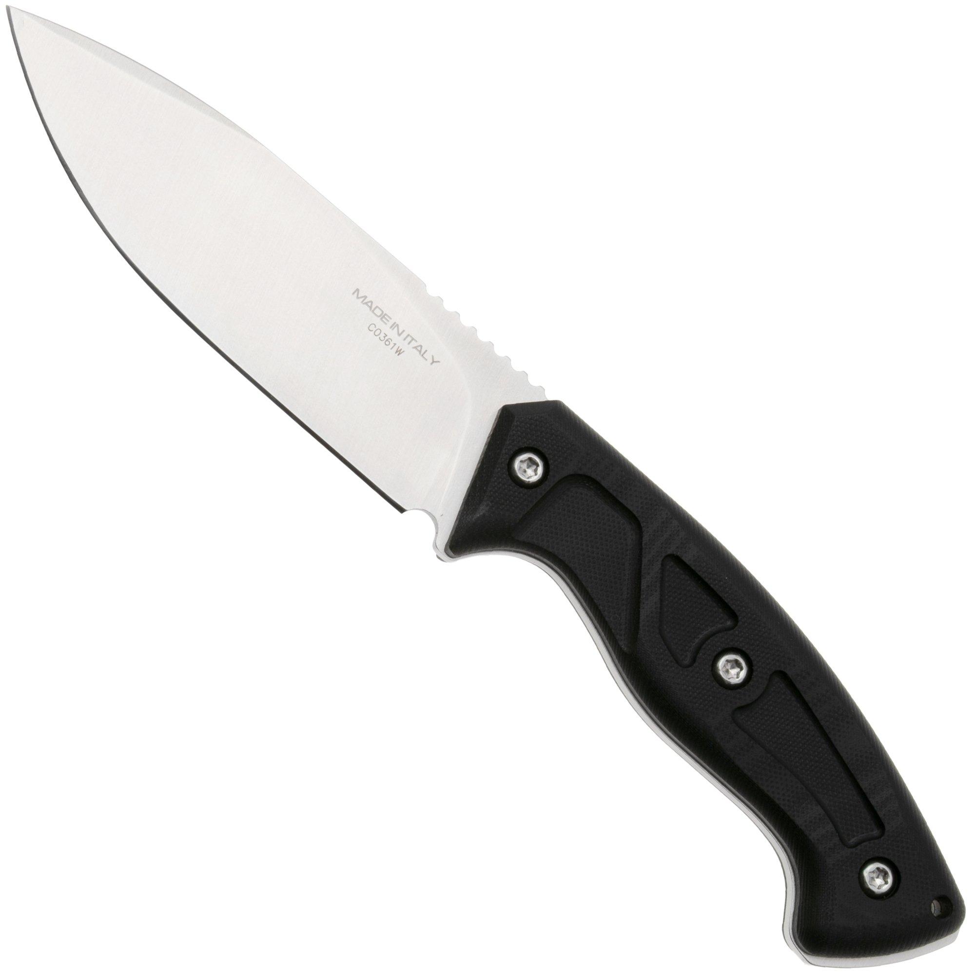 Extrema Ratio Venatus F 04.1000.0089/SAT/BLK, Satin Böhler N690, Black G10 coltello da caccia