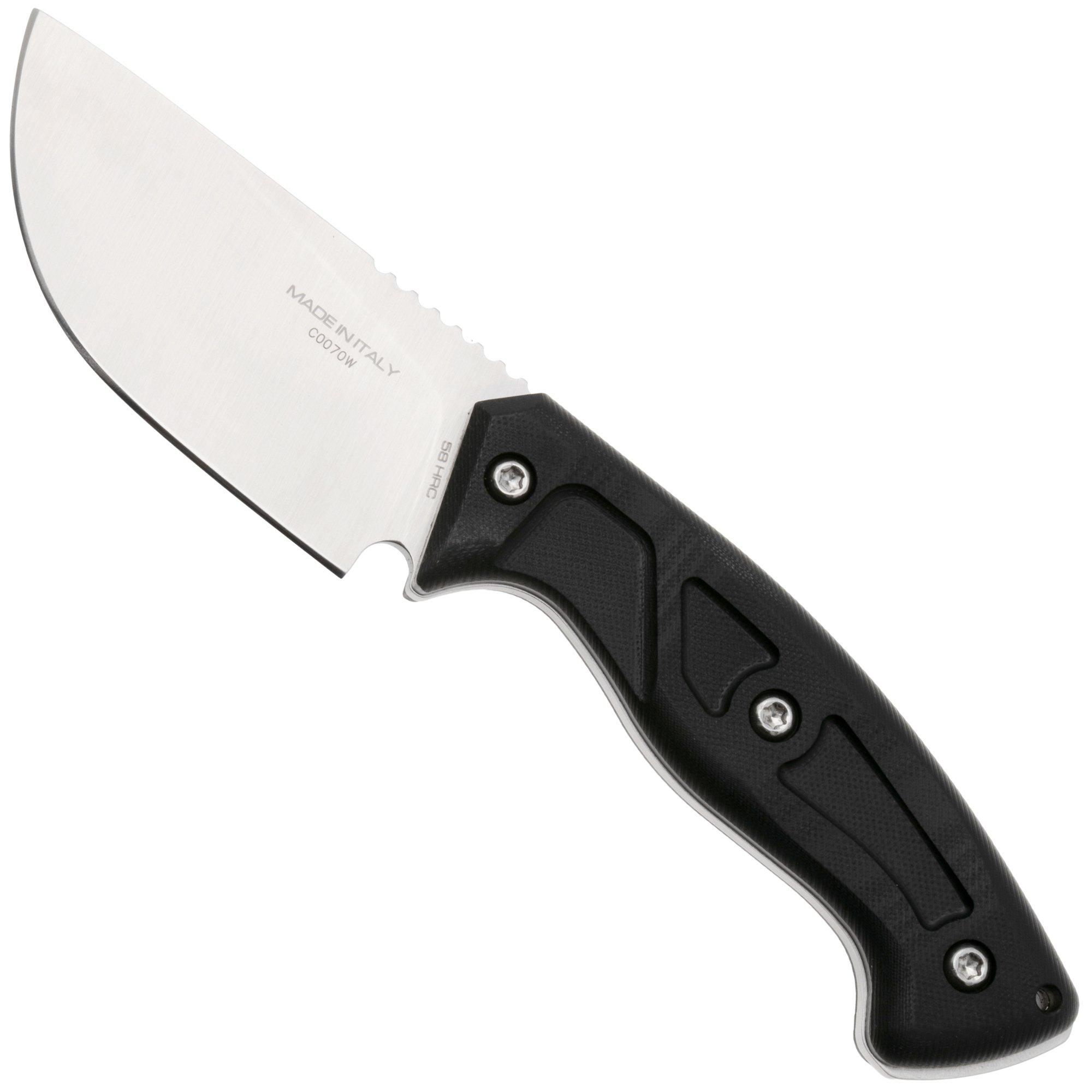Extrema Ratio Venatus S 04.1000.0091/NIT/SAT-BL, Satin Nitrogen, Black G10 jachtmes