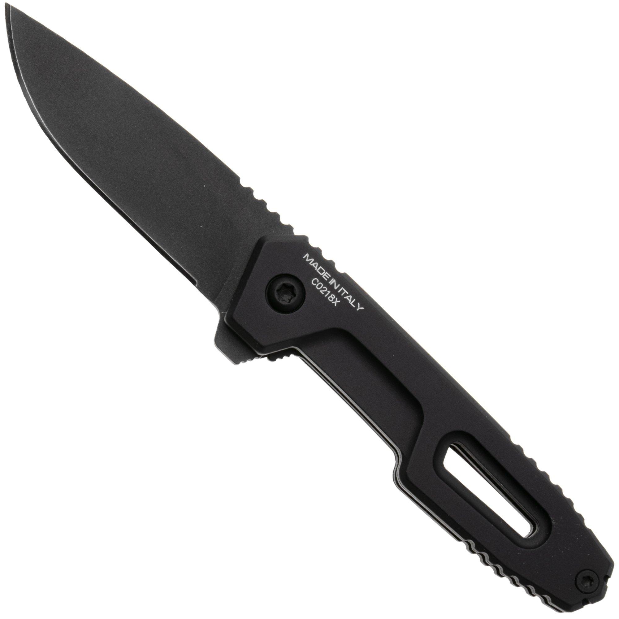 Extrema Ratio Satre F 04.1000.0246/BLK/A1 Black Oxide MIL-C-13924 N690, Black Aluminum, zakmes