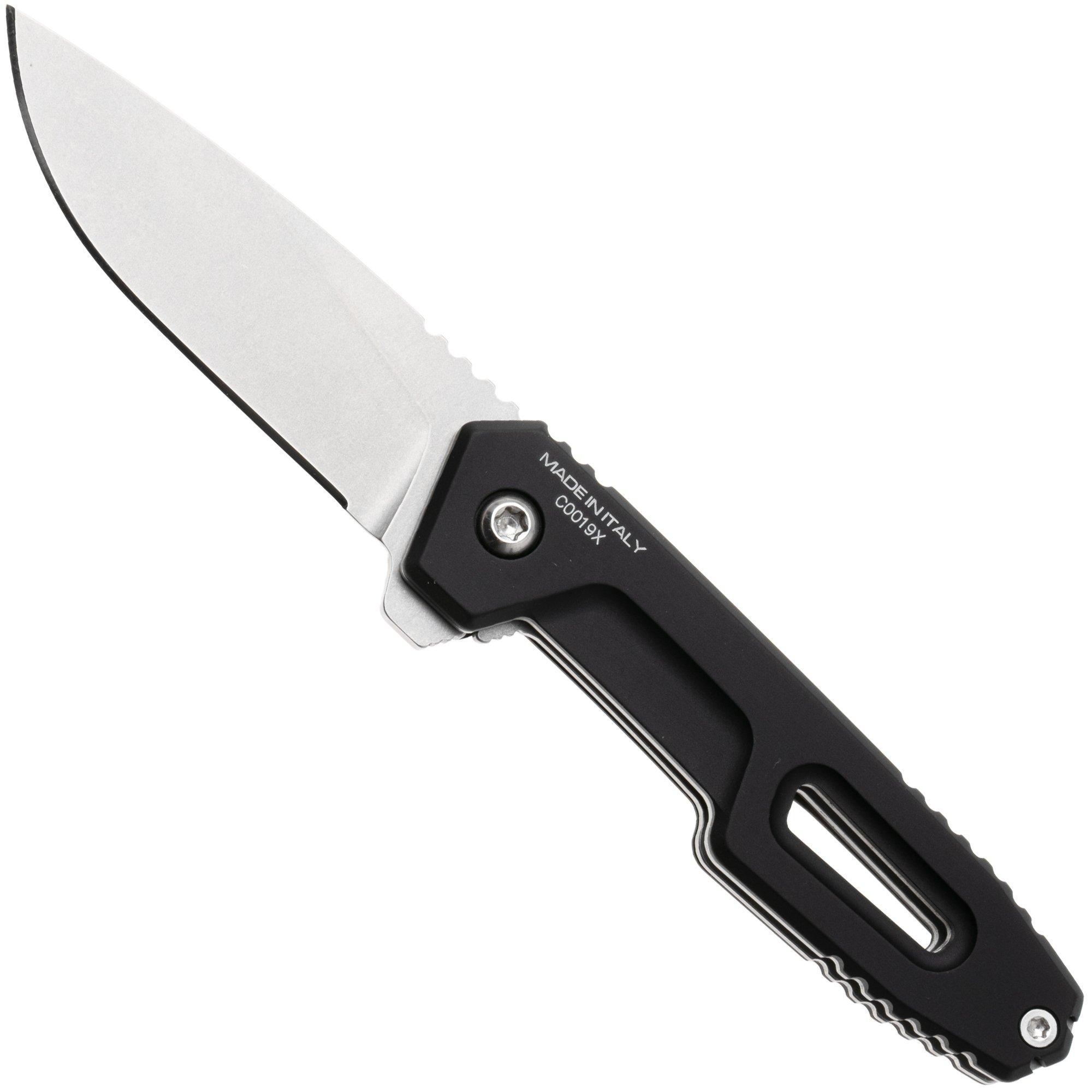 Extrema Ratio Satre F 04.1000.0246/SW/A1 Stonewashed Böhler N690, Black Aluminum, zakmes
