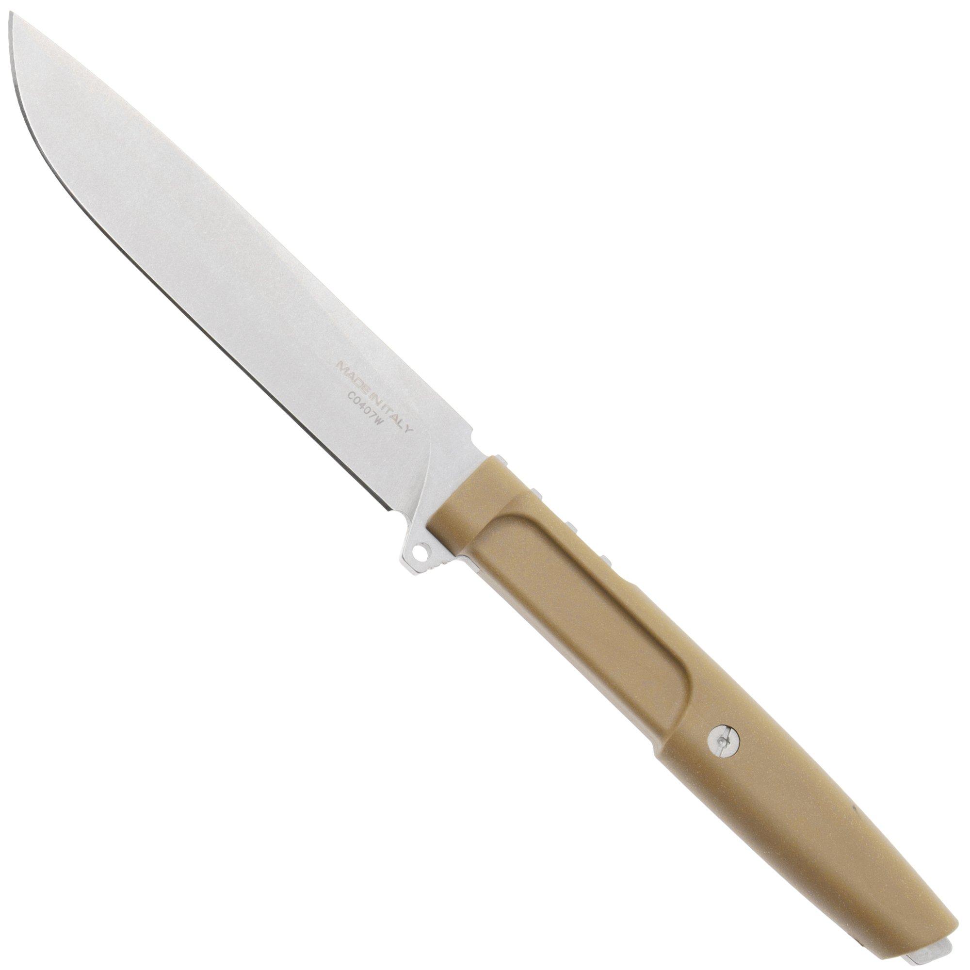 Extrema Ratio Vipera 04.1000.0484/NIT/SW/HCS, Stonewashed Nitrogen, HCS Forprene fixed knife