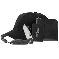 Afbeelding voor Extrema Ratio The Carry Box EDC, 04.1000.0174/B-KIT, BFK EVO, Stonewashed Nitrogen, Black Aluminum, Limited Edition zakmes, set