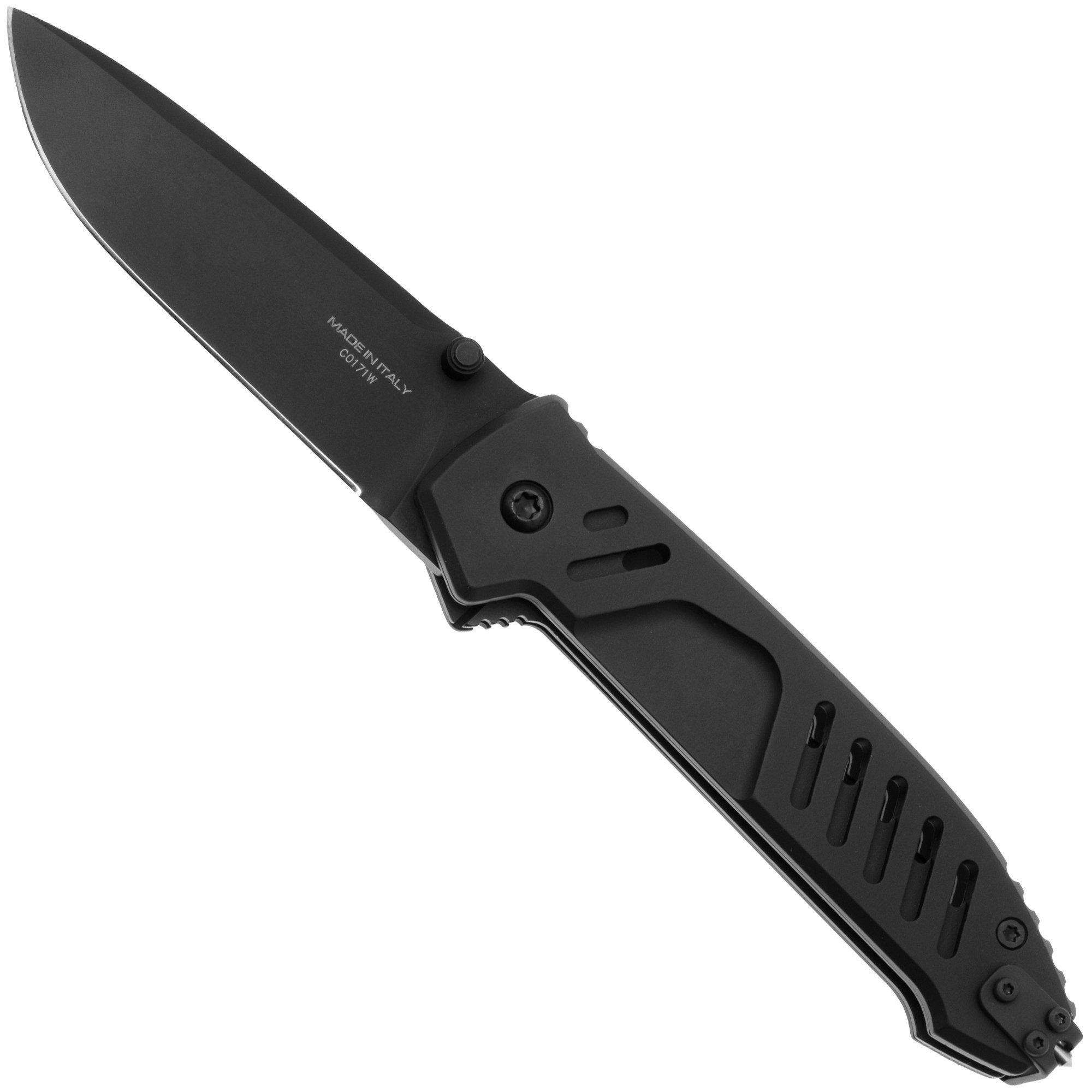 Extrema Ratio MF1 EVO D 04.1000.0232/BLK/BLK, Black Böhler N690, Black Aluminum Taschenmesser