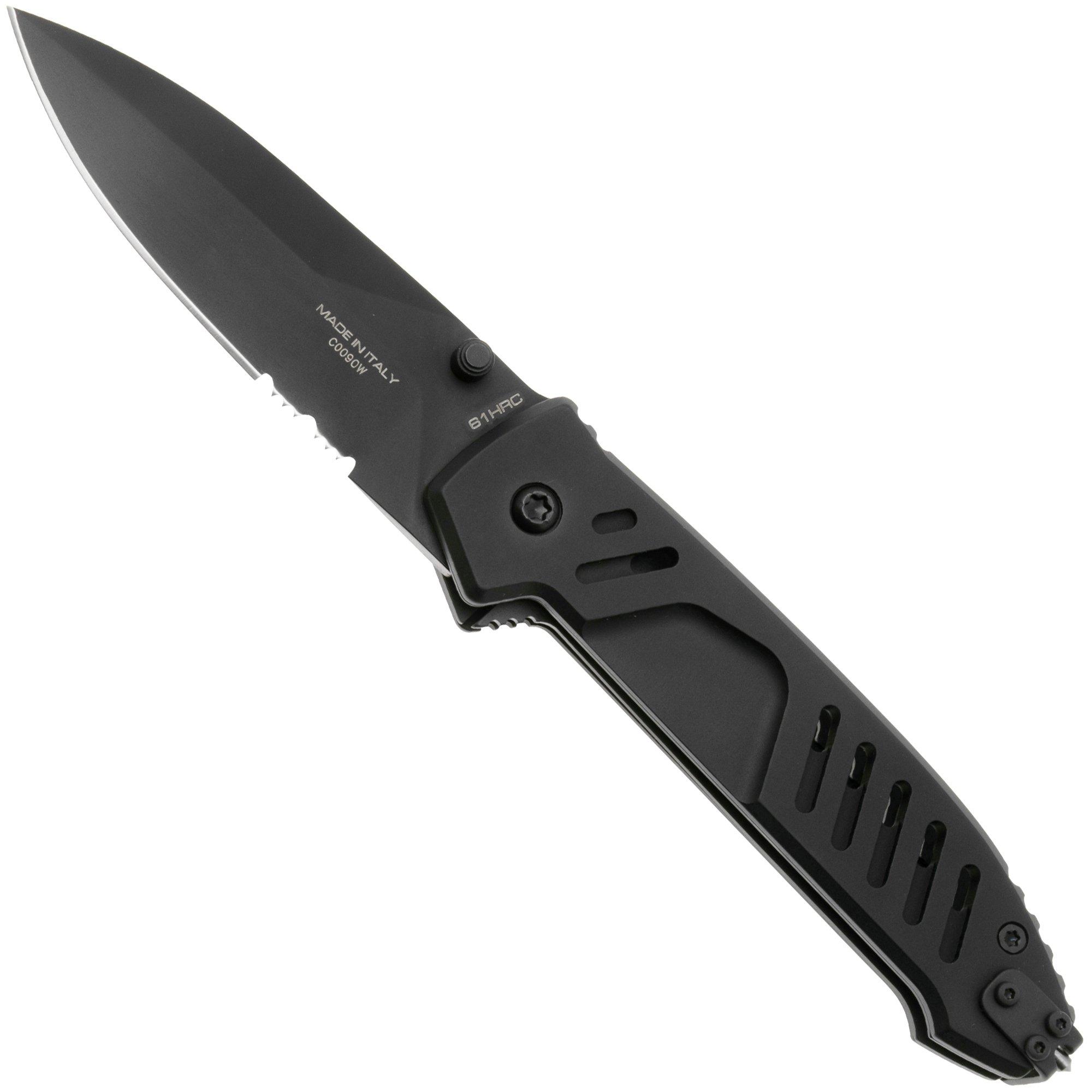 Nóż składany Extrema Ratio MF1 EVO SP 04.1000.0233/M3/BLK/BLK, Black M390, Black Aluminum