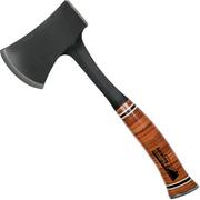 Estwing Sportsman's axe preto E24ASEA cabo de couro, com bainha de nylon