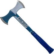 Estwing Black Eagle Double Bit throwing axe blue EWE6-DBA with nylon sheath