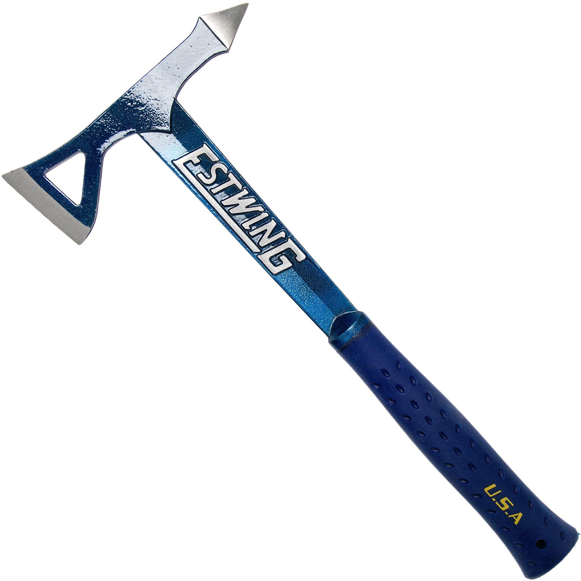 Estwing Black Eagle Tomahawk Beil EWE6TA blau mit Holster aus Nylon