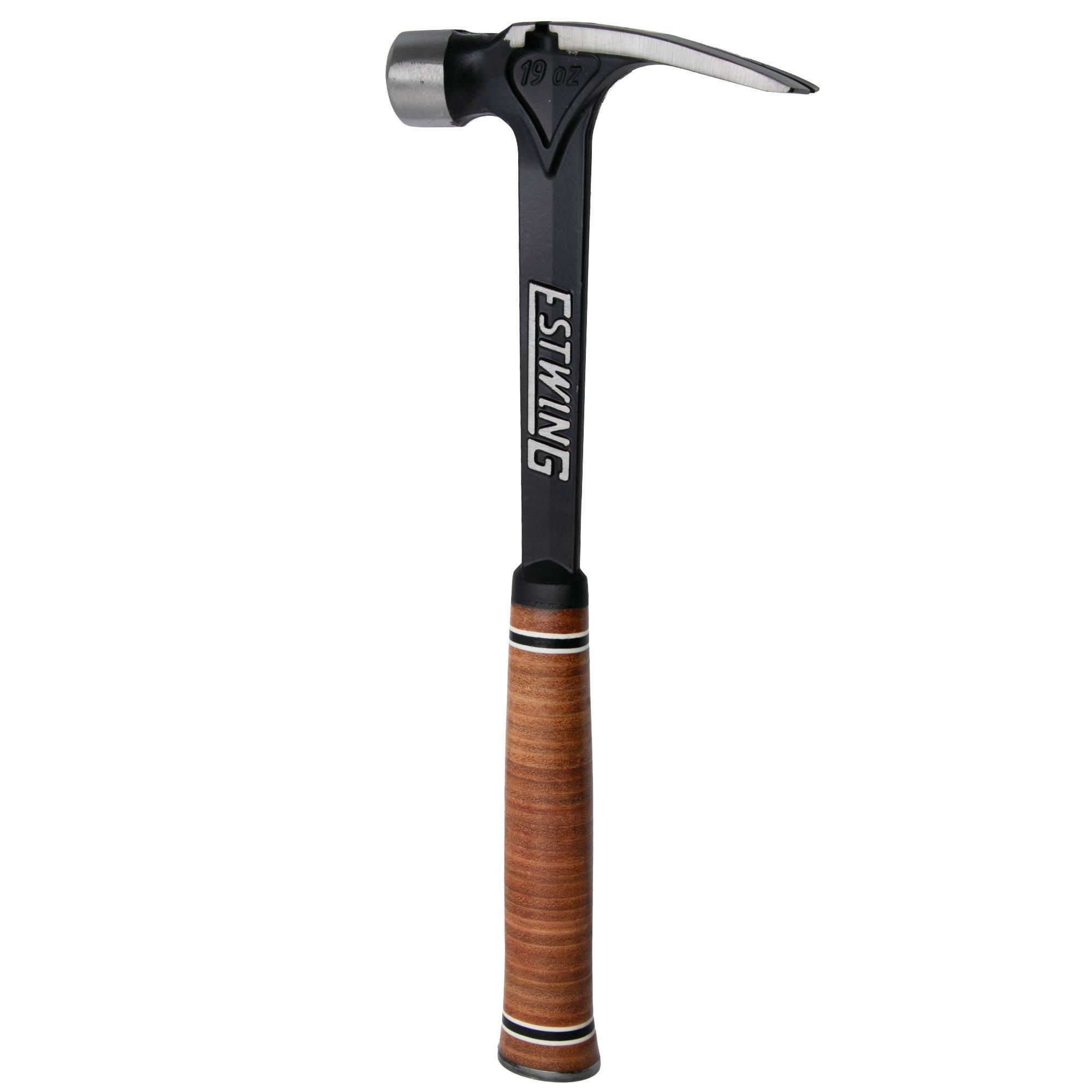 Estwing Ultra Series E19S Straight Claw Hammer EWEE19S Stacked Leather Grip, Latthammer 538 g