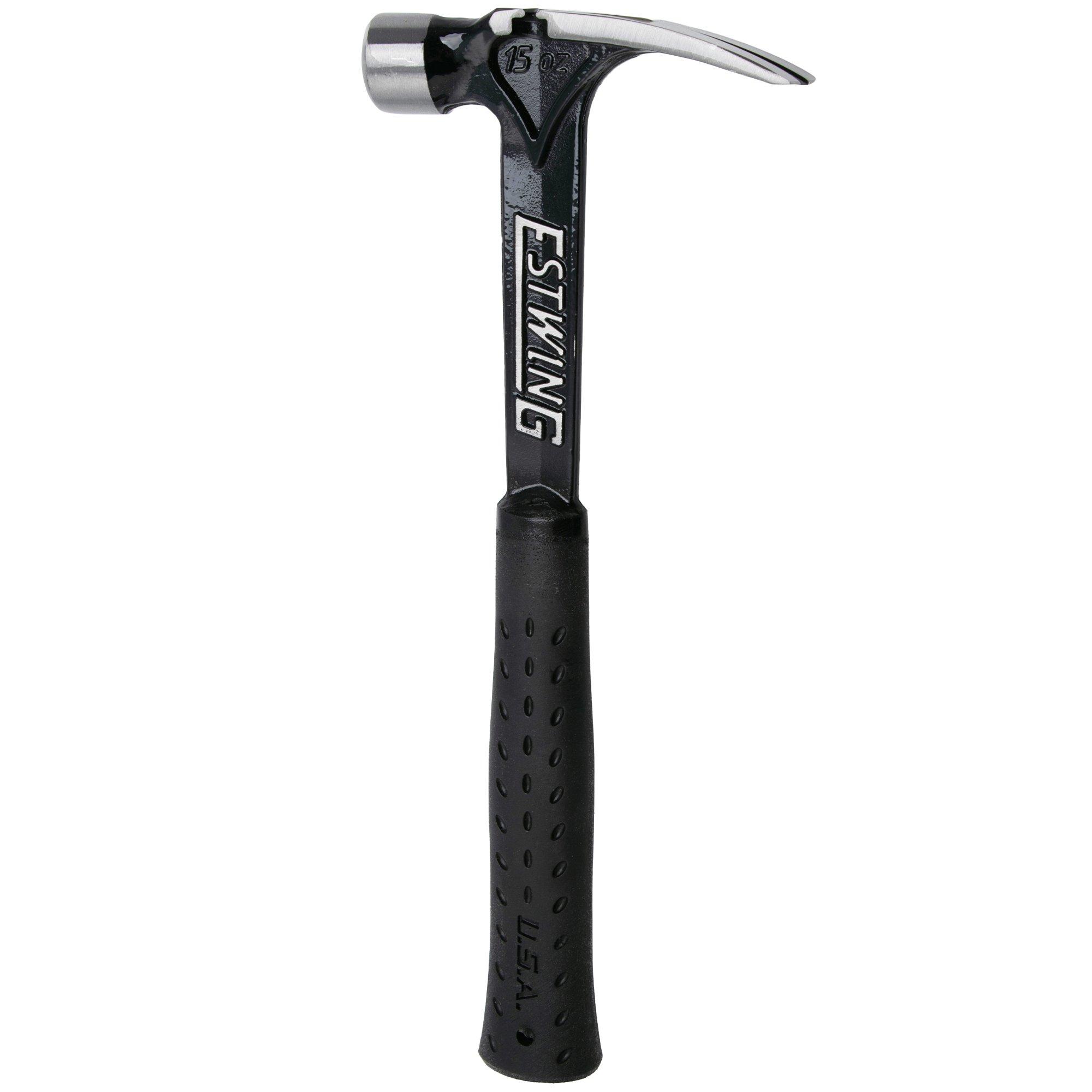 Estwing Ultra Series EB-15SR Straight Claw Hammer EWEEB-15SR Black Shock Reduction Grip, Latthammer 425 g