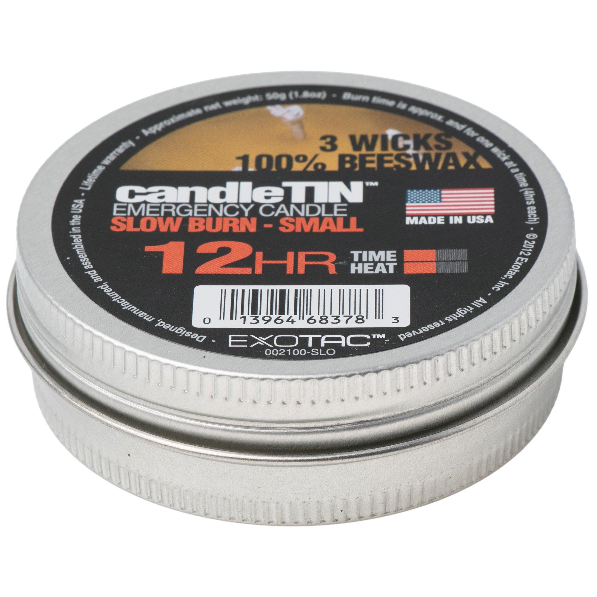 Exotac CandleTIN Small Slow Burn 002100-SLO Survival-Kerze