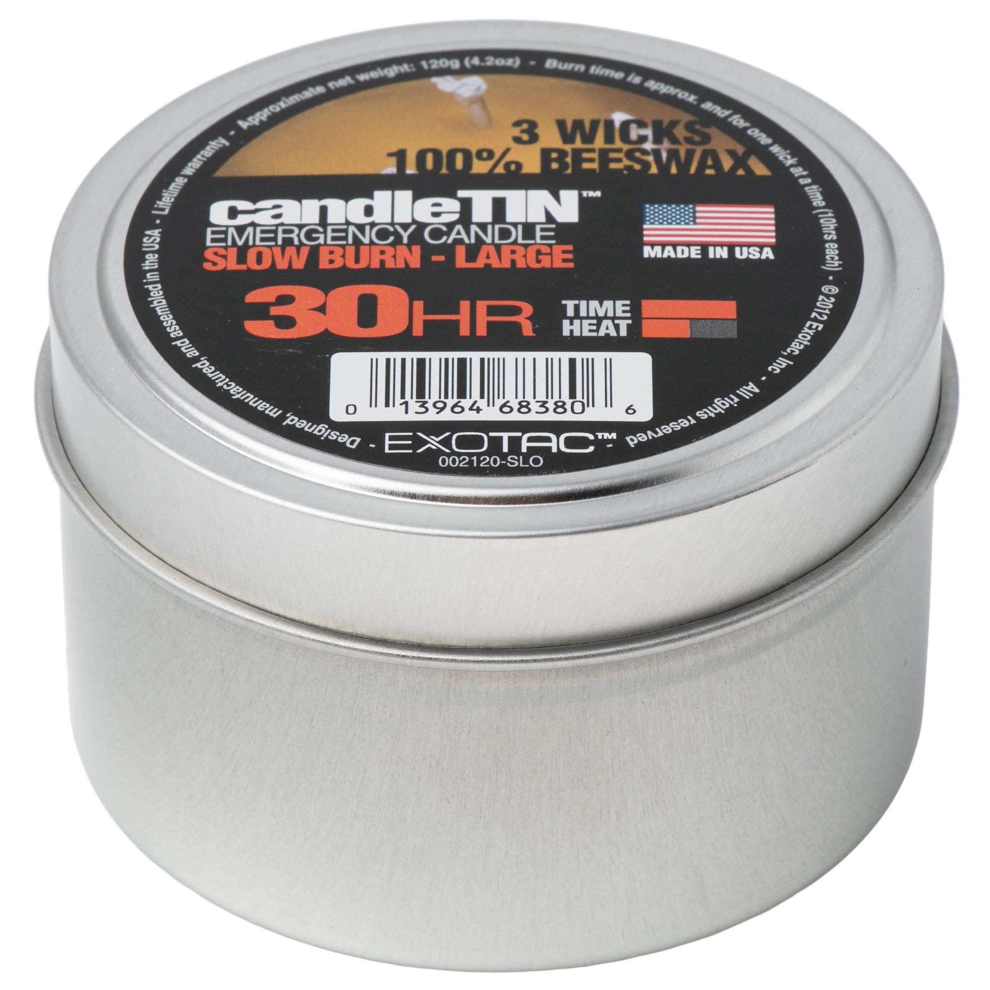 Exotac CandleTIN Large Slow Burn 002120-SLO Survival-Kerze