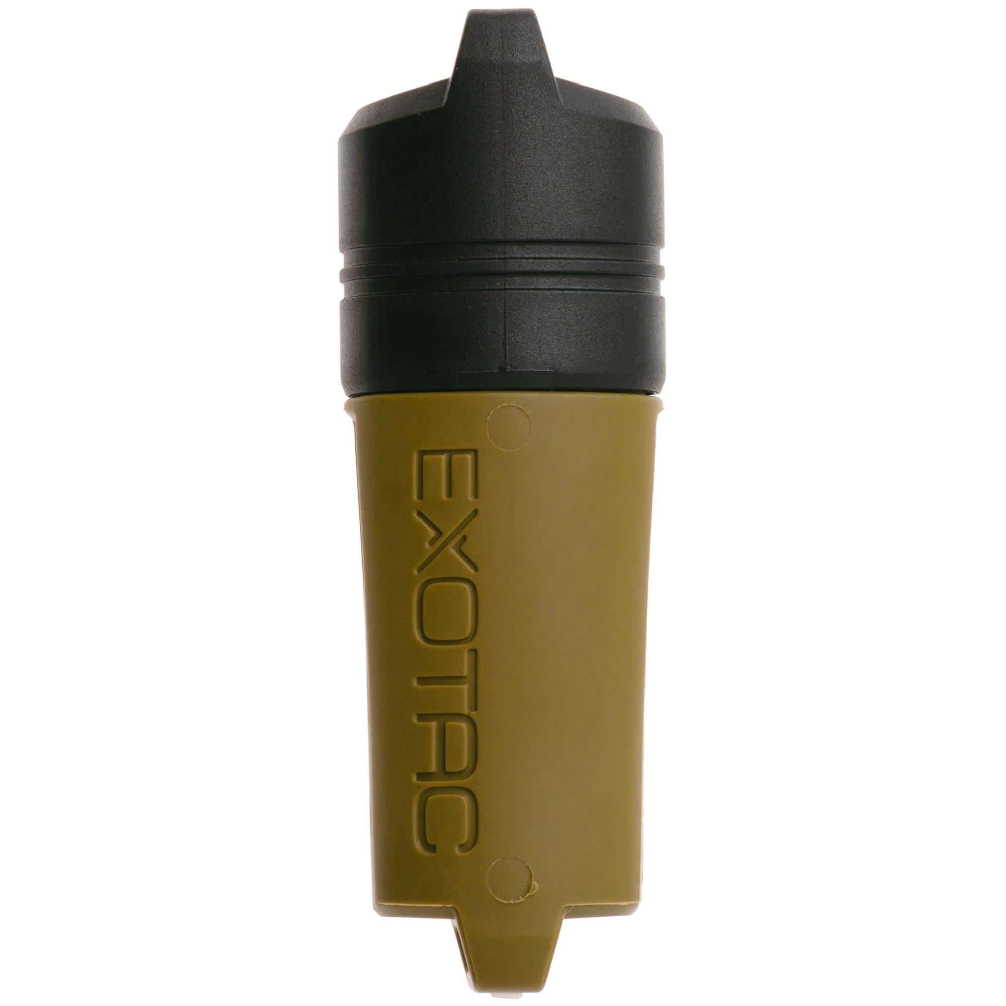 Exotac fireSLEEVE Olive Drab 005005-OD wasserdichte Feuerzeughülle, olivgrün