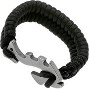Fish Bone, Piranha Paracord bracelet made from stainless steel
