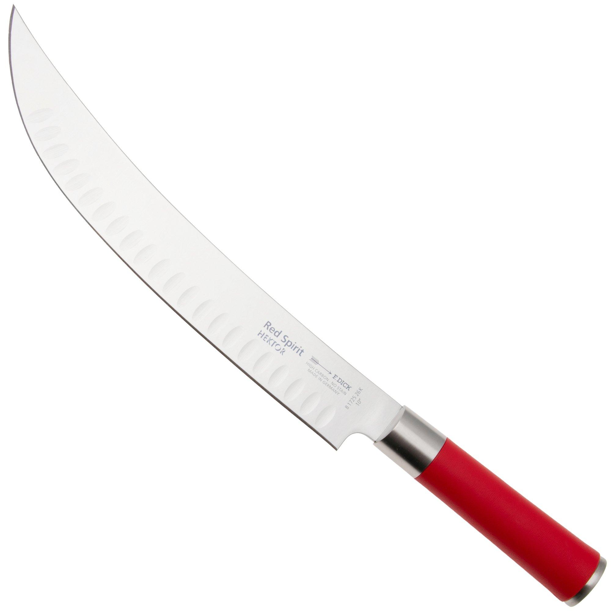 F. Dick Red Spirit 81725262K Butcher's Knife HEKTOR, carving knife, 26 cm
