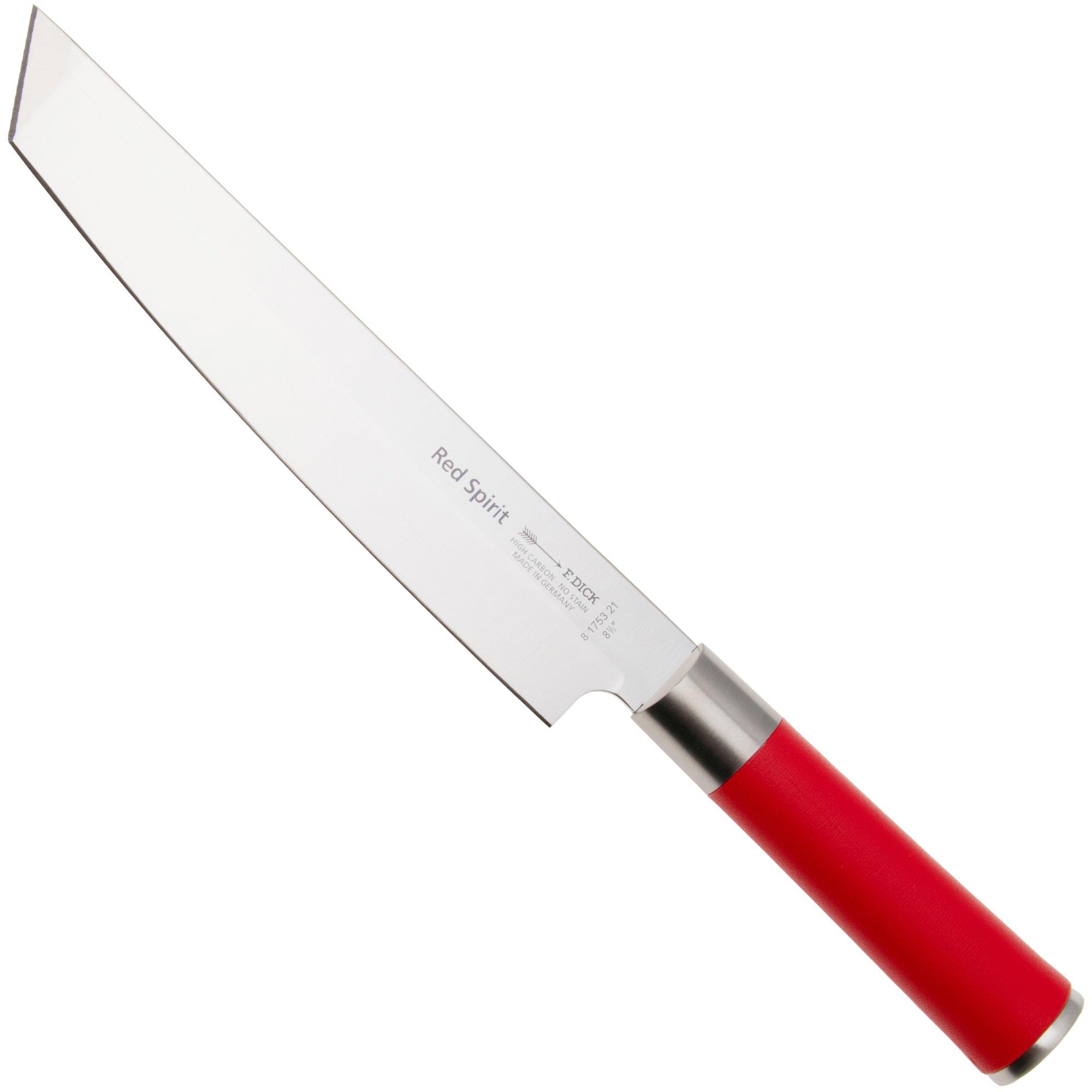F. Dick Red Spirit 81753212 Utility Knife Tanto, coltello trinciante, 21 cm
