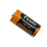 Fenix ARB-L16-800UP, 16340, High Discharge, oplaadbare accu, 800 mAh Li-Ion