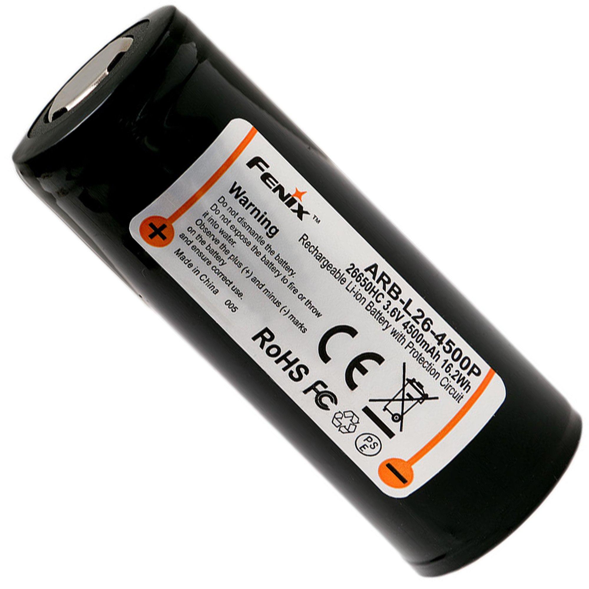 Fenix ARB-L4-4500P 26650 Li-ion-battery | Advantageously shopping