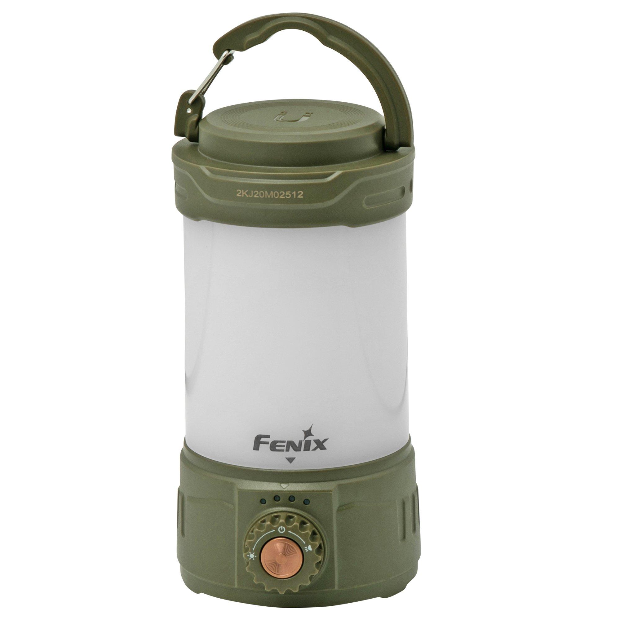 Fenix CL26R Pro rechargeable LED camping light, olive green