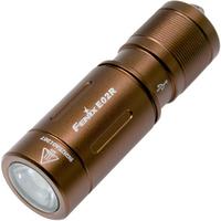 Image for Fenix E02R rechargeable keychain flashlight, 200 lumens, brown